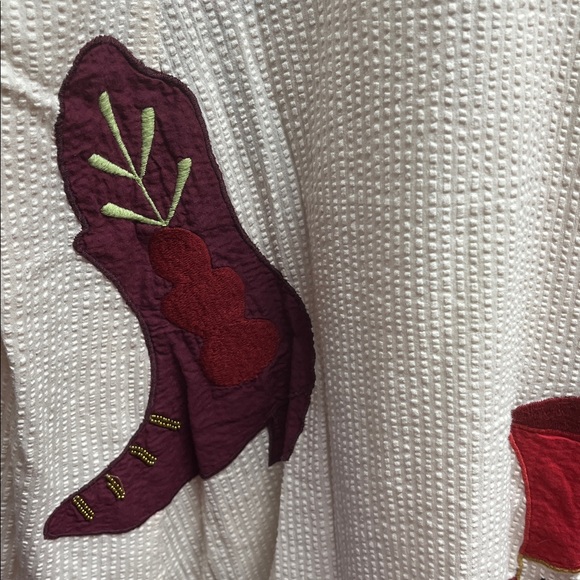 Stella nova seersucker magic Katara Handcrafted Midi Dress Size Large - Picture 10 of 14